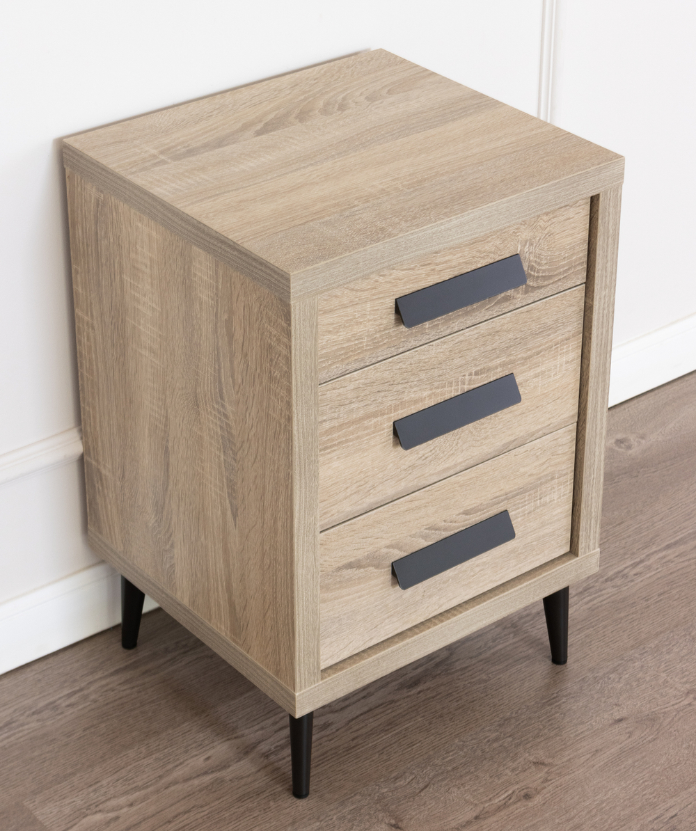 Прикроватная тумба Kubik 040 Roble/Antracita Koala Beds