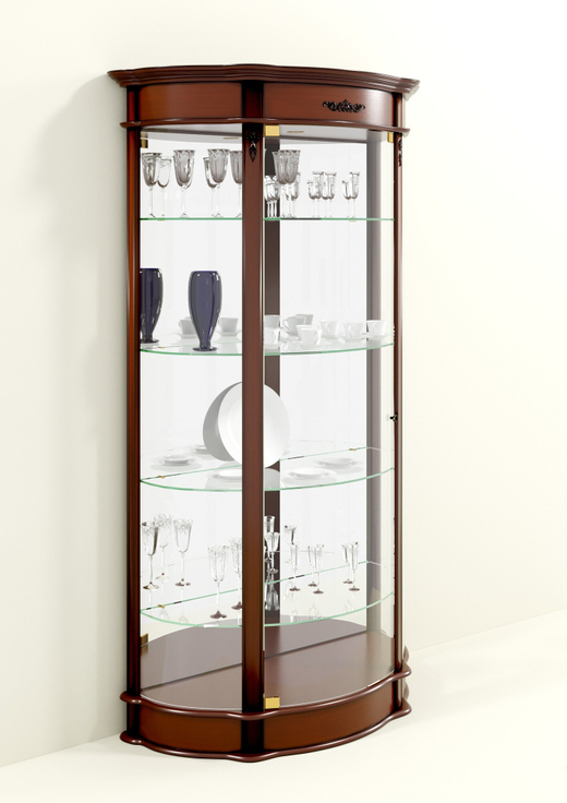 Витрина 1702 Орех Атриум Левая