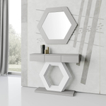 Консоль Nora 677 Piedra mate/Blanco mate Disemobel