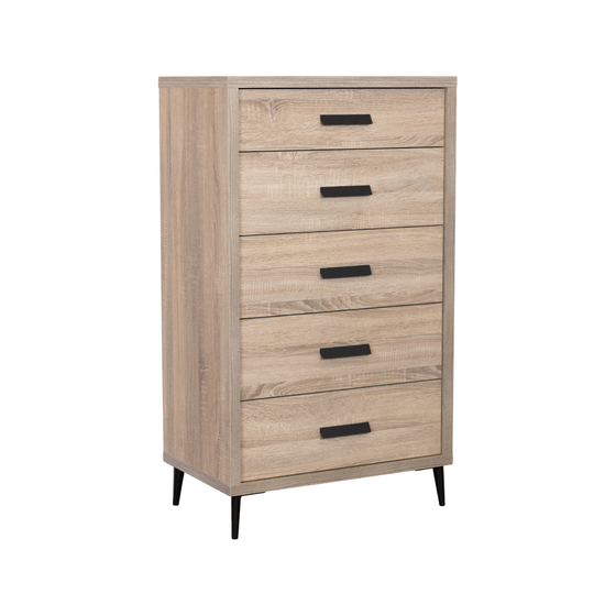 Комод на ножках Kubik 070 Roble/Antracita Koala Beds
