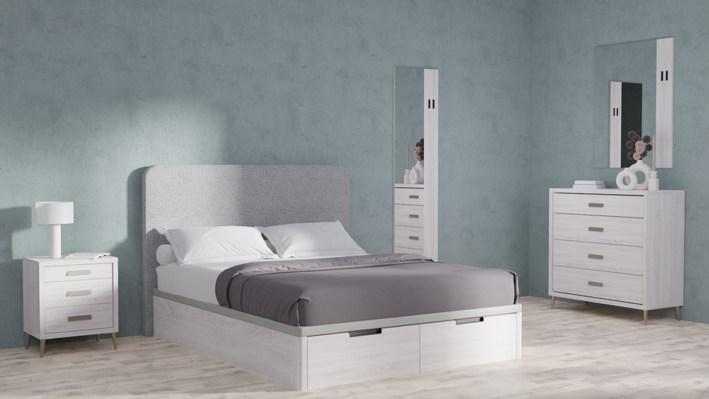 Кровать Drawer/Dreams 160*200 Nordico Contorno/Rino 93 Serie 1 - Koala Beds