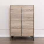 Комод на ножках Line 070 Roble/Antracita Koala Beds