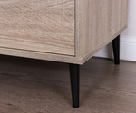 Комод на ножках Line 100 Roble/Antracita Koala Beds