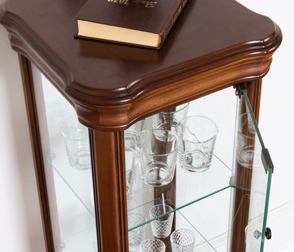 Витрина низкая 75 Nogal Claro IDC