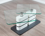 Журнальный стол со стеклянной столешницей Hasse