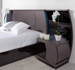 Прикроватная тумба FLY 744 Cinza/Preto IDC