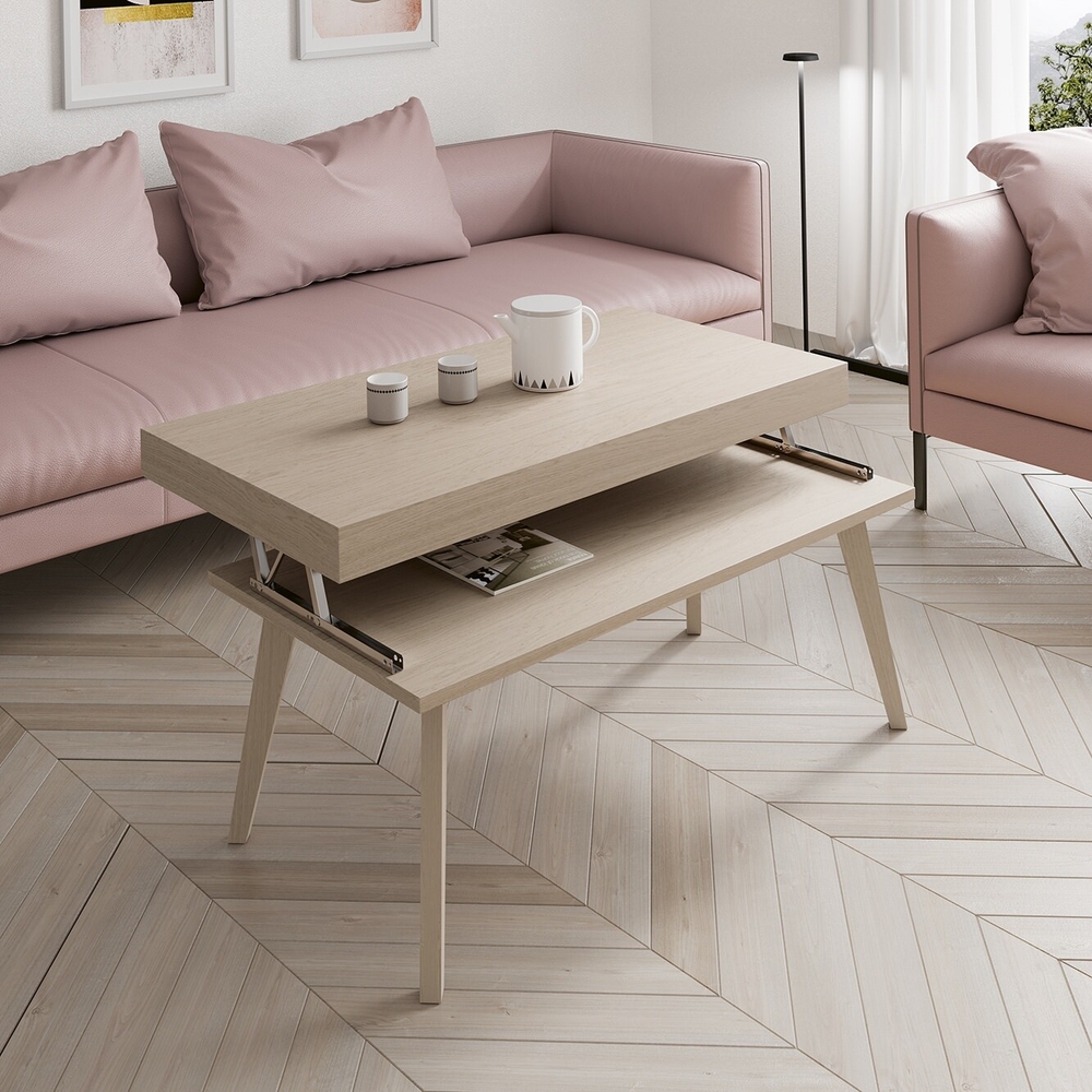 Журнальный стол с подъемной столешницей Kendra 4001 Roble Nature Disemobel