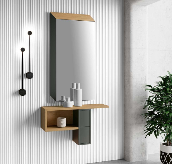 Консоль Kendra 4058 Roble Nature/Grafito Disemobel