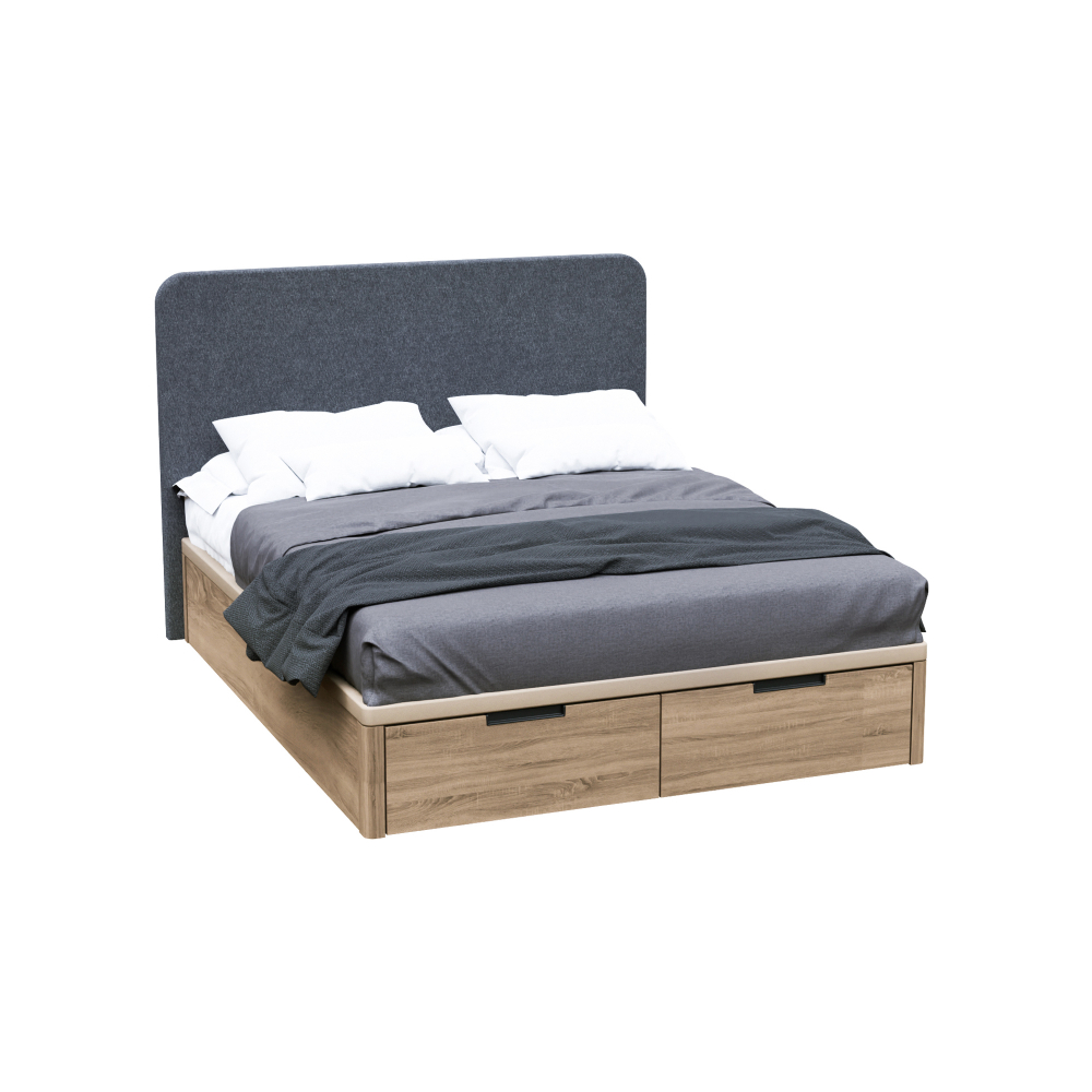 Кровать Drawer/Dreams 160*200 Roble Contorno/Monolith 97 Serie 3 - Koala Beds