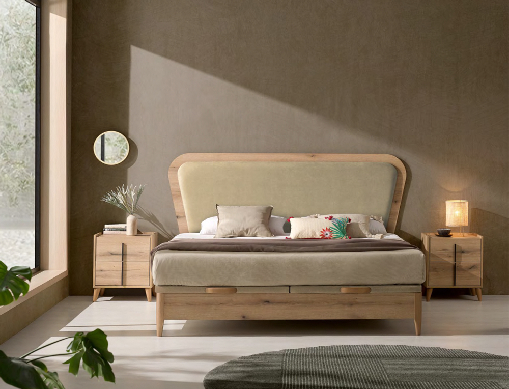 Прикроватная тумба Line 050 Roble/Nature Koala Beds