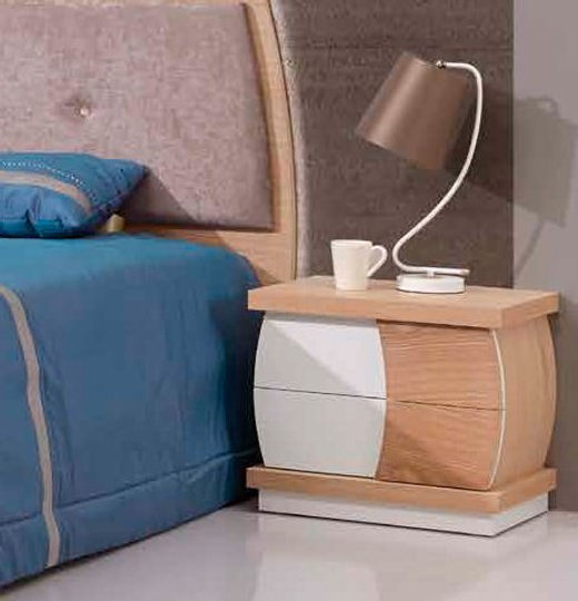 Прикроватная тумба FLY 751 Ceruse/Branco IDC