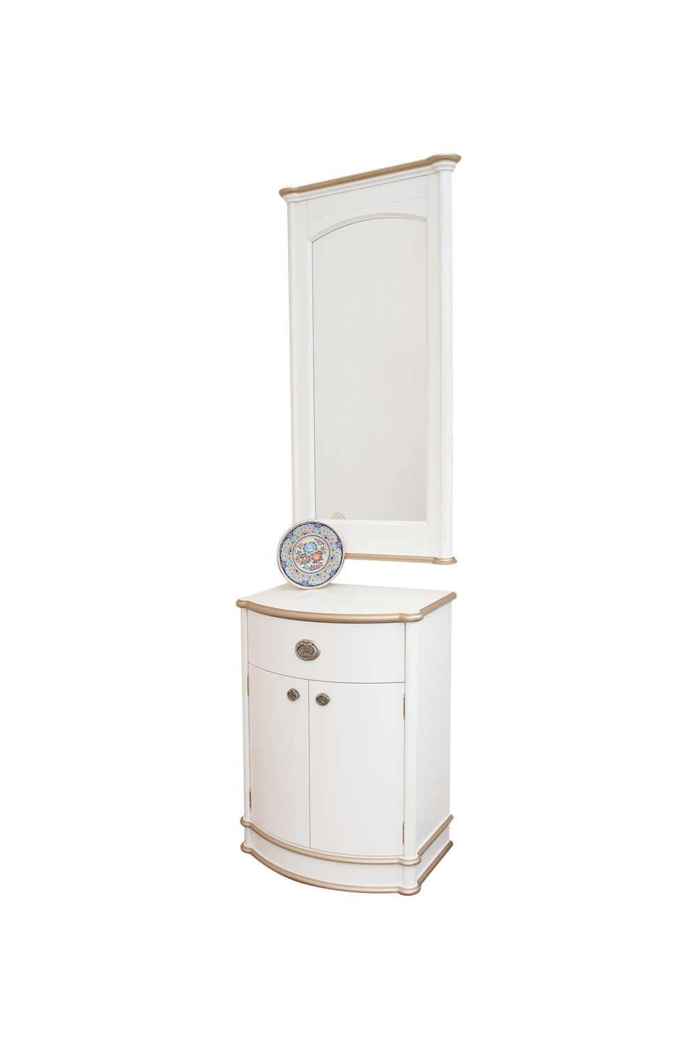 Зеркало 1197 Слоновая кость с золотом Атриум