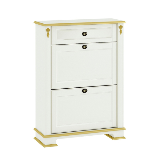 Обувница M1355.01 Слоновая кость с золотом Атриум