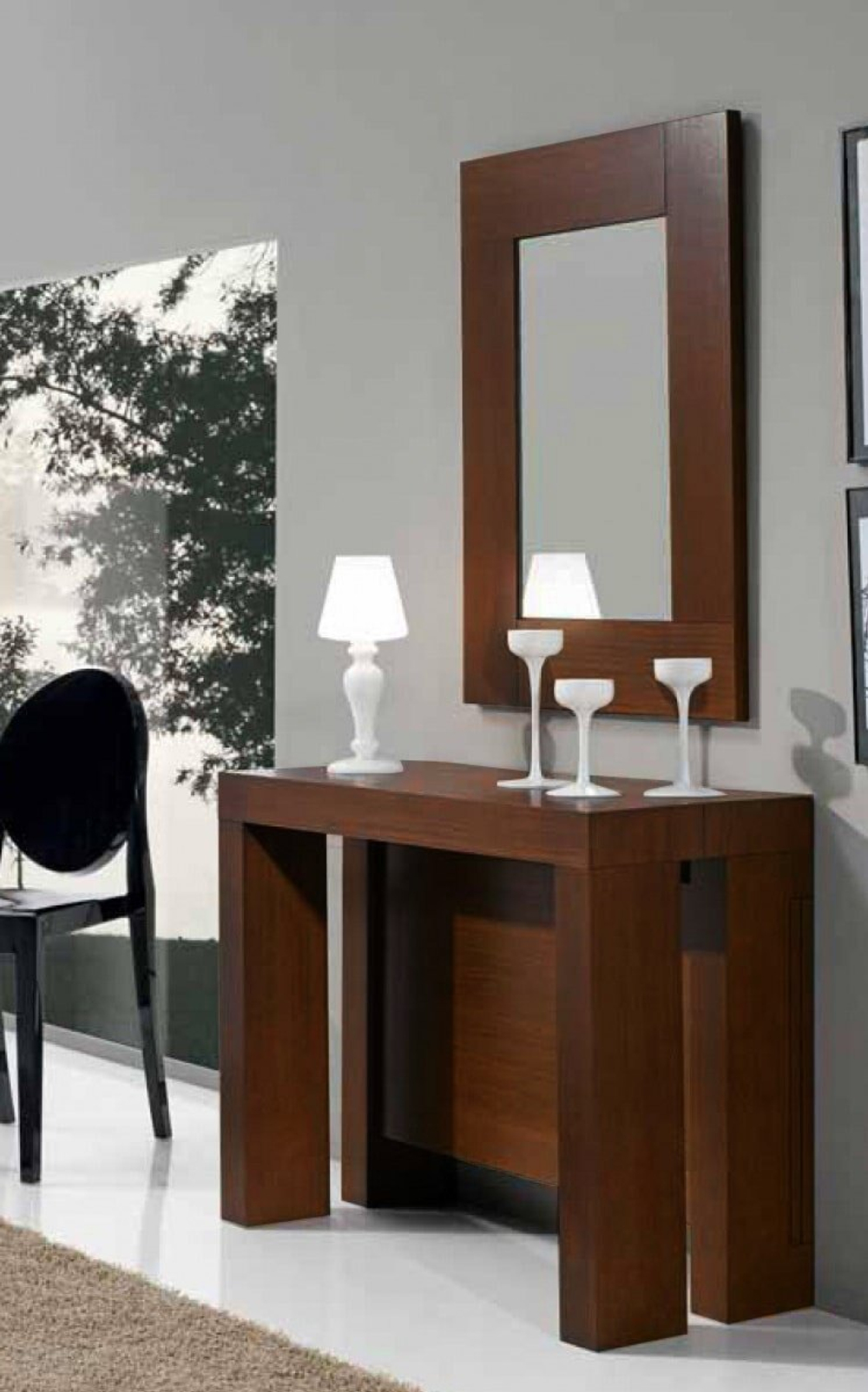 Консоль трансформер 140x100 358 NOGAL-5 Disemobel