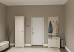 Шкаф в прихожую 2010 Слоновая кость Валенсия Левый