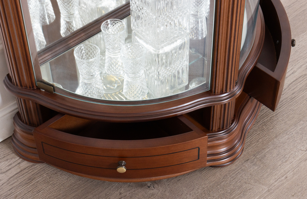 Витрина низкая 66 Nogal Claro IDC