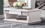 Журнальный стол FLY 719 Cinza claro/Branco IDC