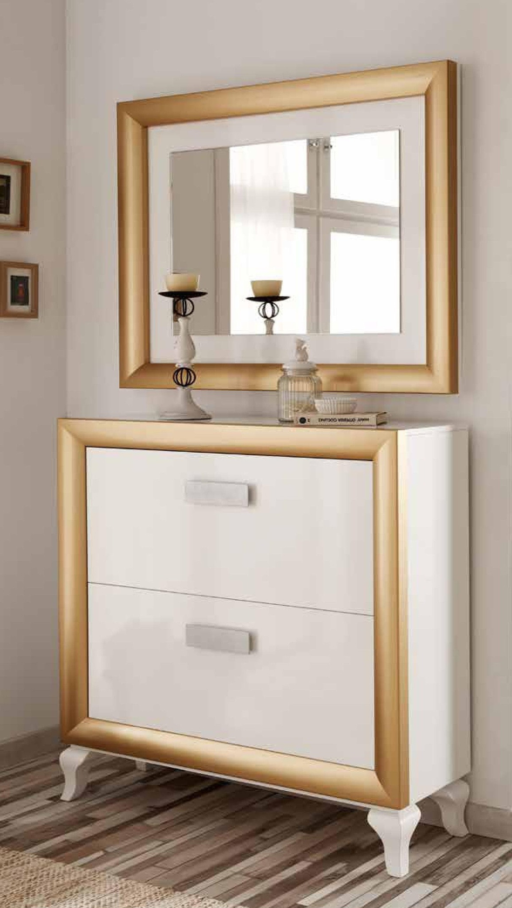 Обувница Cloe 2014 Capuccino/Oro-10 Disemobel