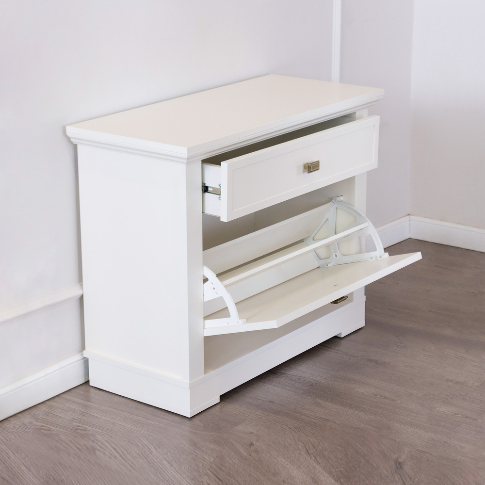 Обувница М2050 Слоновая кость Валенсия