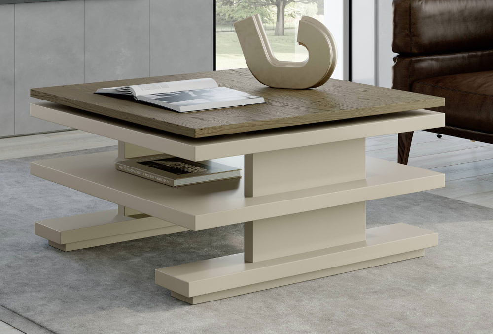 Журнальный стол Nora 2068 Vainilla/Sauce Disemobel