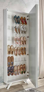 Обувница 2011 Blanco mate/Gris Disemobel