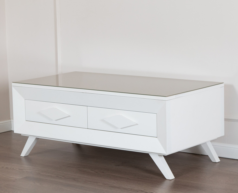 Журнальный стол 2010 Cloe Blanco mate/Arena Disemobel