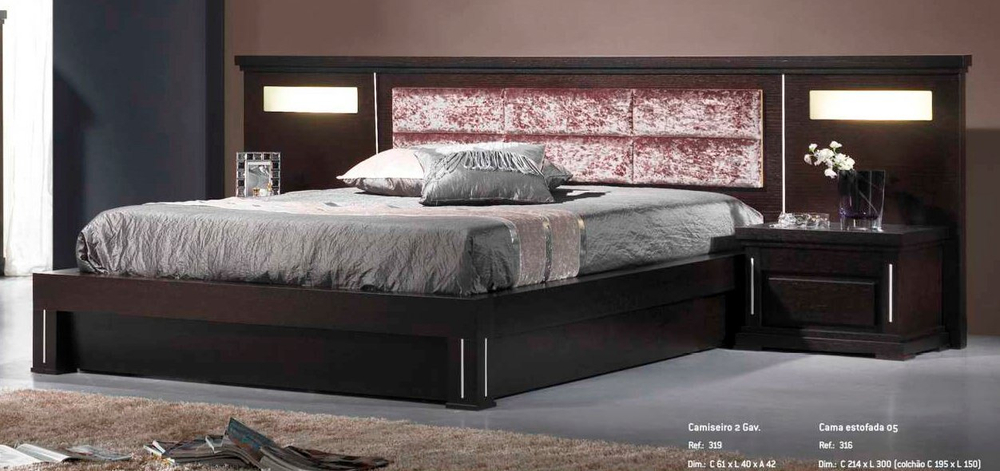 Кровать Safira 316 Wengue IDC