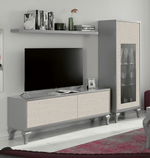 Витрина Nora 3027 Plata/Polar Disemobel