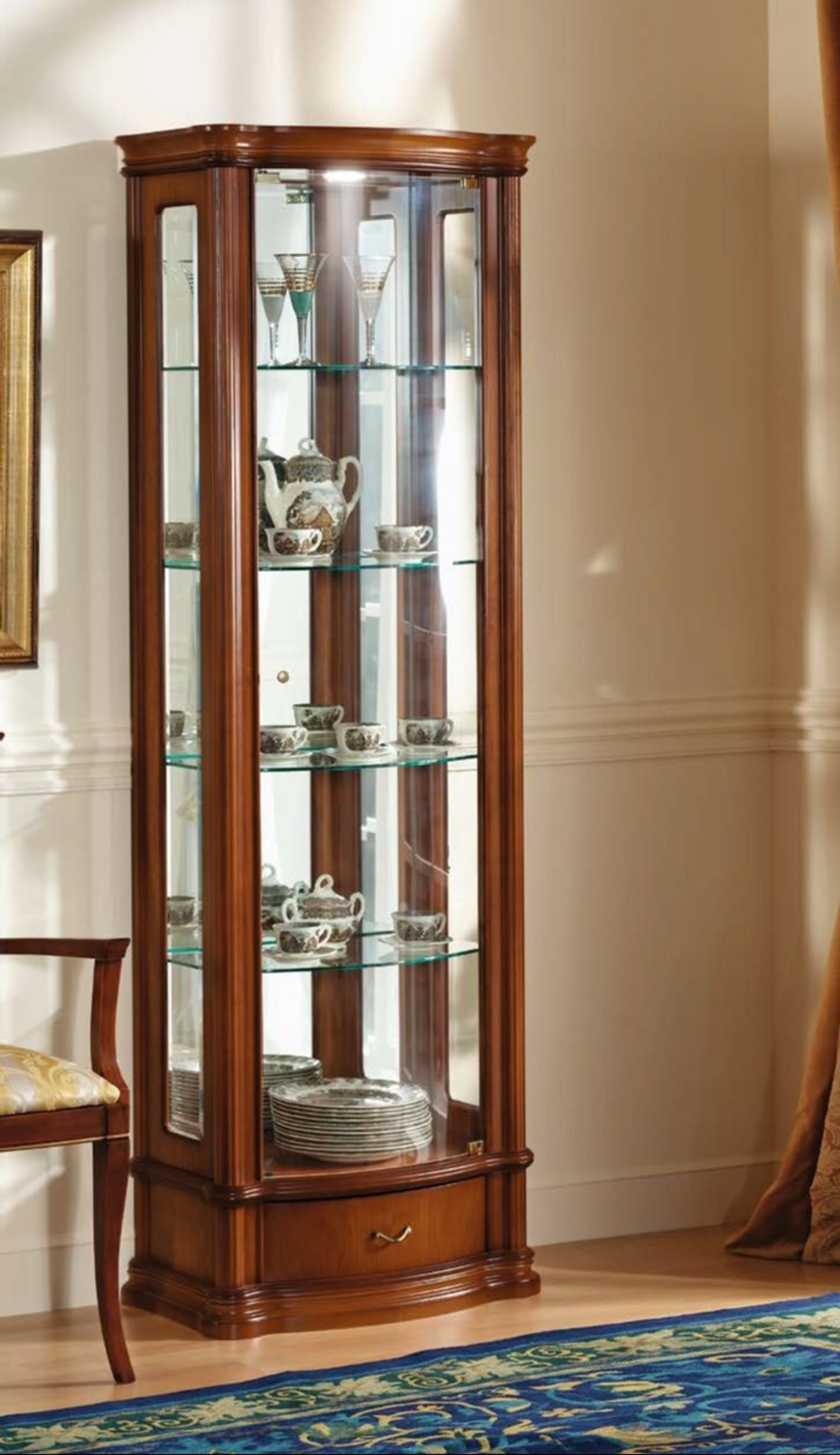 Витрина 924 Nogal-5 Classic Правая