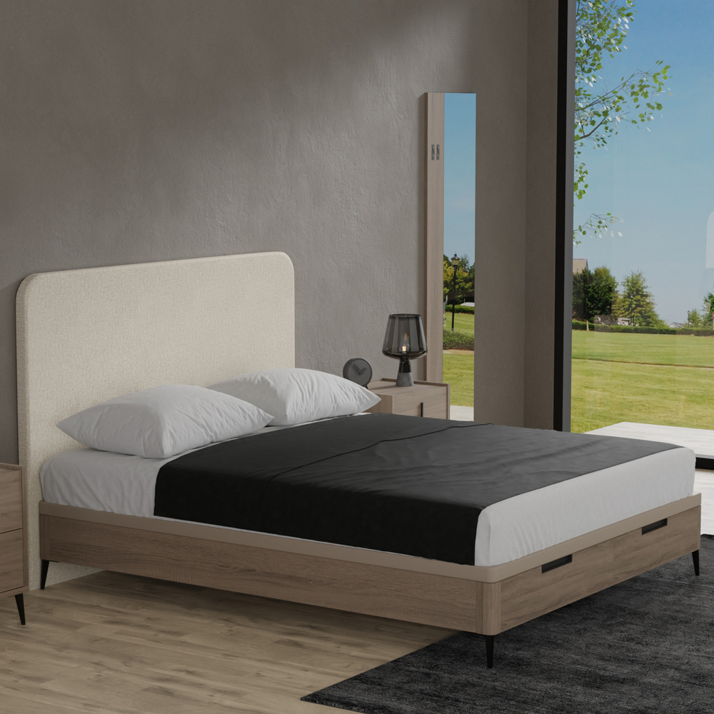 Кровать Nice/Dreams 160*200 Roble Contorno/Rino 06 Serie 1- Koala Beds