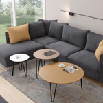 Журнальный стол Kendra 4003.H39 Roble Nature/5-Negro Disemobel