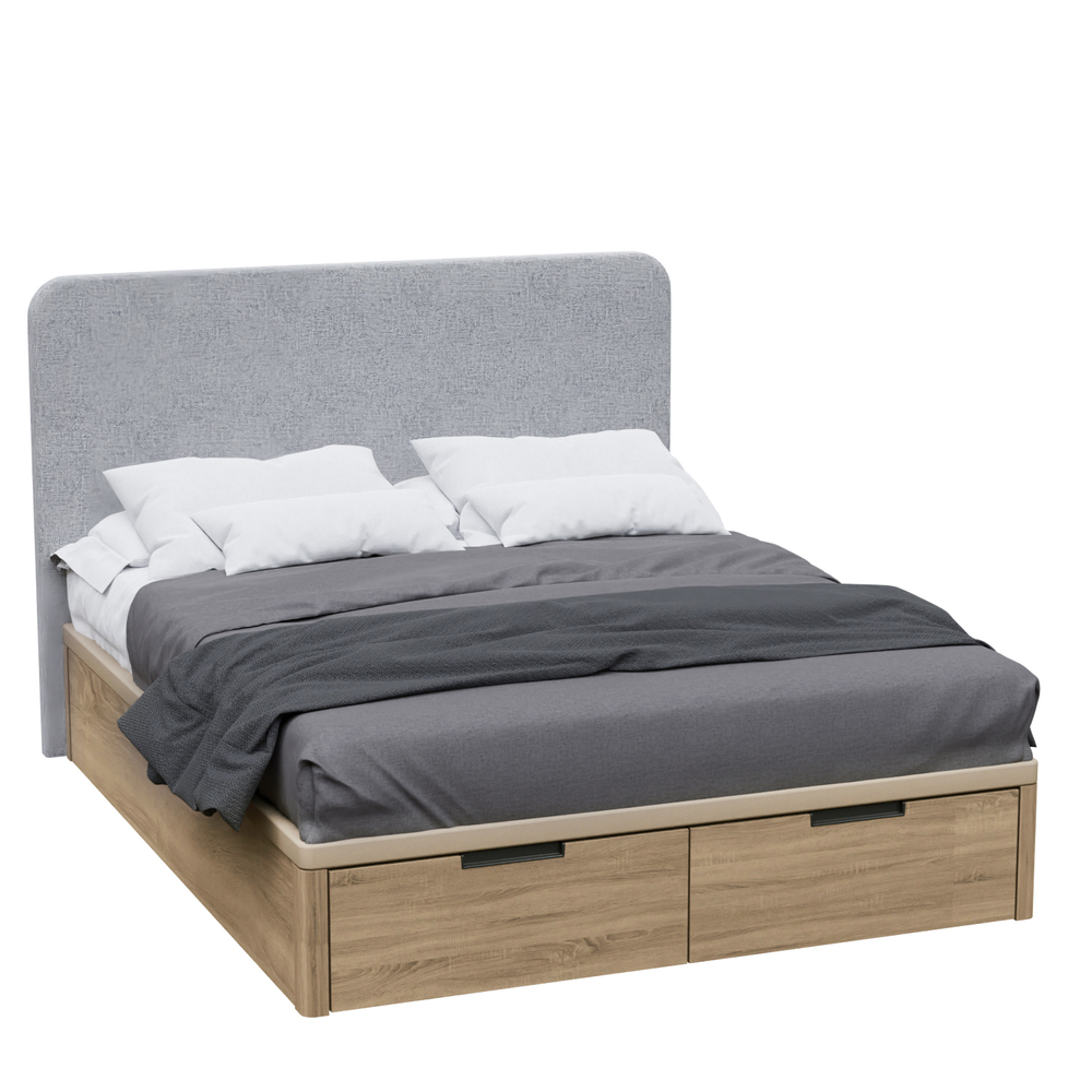 Кровать Drawer/Dreams 160*200 Roble Contorno/Rino 93 Serie 1 - Koala Beds
