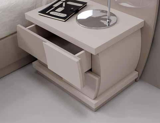 Прикроватная тумба FLY 736 Cinza claro/Branco IDC