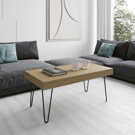 Журнальный стол с подъемной столешницей Kendra 4000 Roble Nature Disemobel