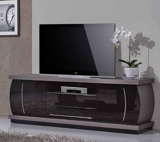 Тумба ТВ FLY 724 Cinza/Preto IDC