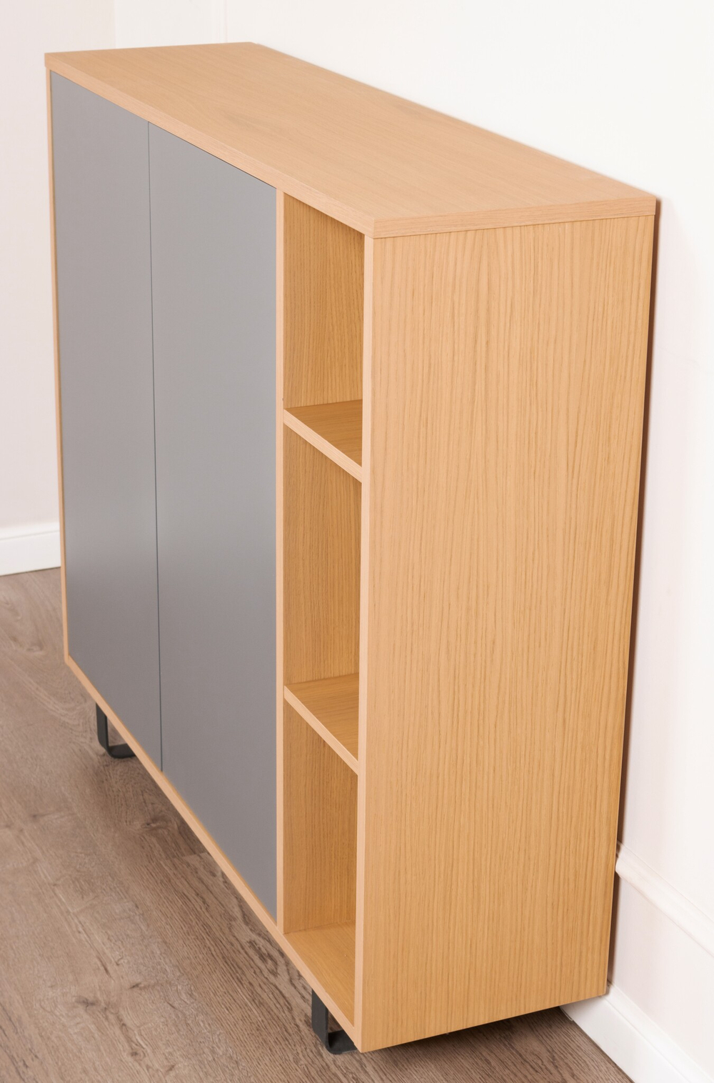 Обувница узкая Kendra 4056 Nordico/Plomo Disemobel