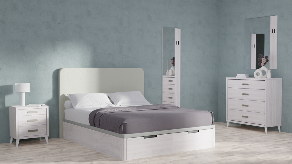 Кровать Drawer/Dreams 160*200 Nordico Contorno/Ceniza Serie 2 - Koala Beds