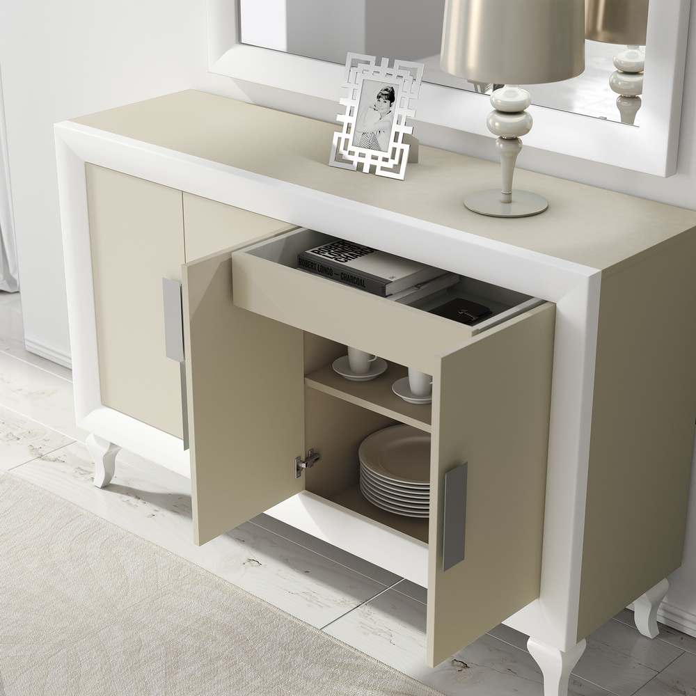 Буфет Cloe 2024 Capuccino/Blanco Disemobel
