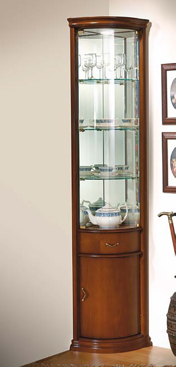 Угловая витрина 928 Nogal-5 Classic Правая