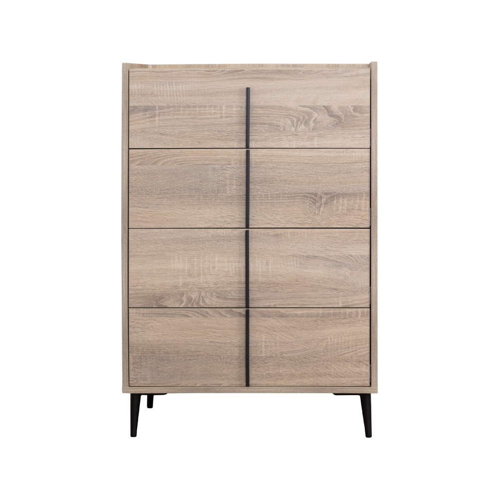 Комод на ножках Line 070 Roble/Antracita Koala Beds