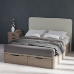 Кровать Drawer/Dreams 160*200 Roble Contorno/Ceniza Serie 2 Koala Beds