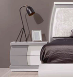 Прикроватная тумба FLY 740 Cinza claro/Branco IDC