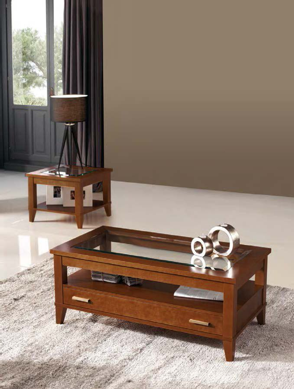 Журнальный стол 628.606 Nogal Panamar