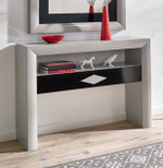 Консоль Cloe 2039 Piedra mate/Plata-10/Negro Disemobel