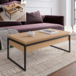 Журнальный стол с подъемной столешницей Kendra 4040 Roble Seda Disemobel