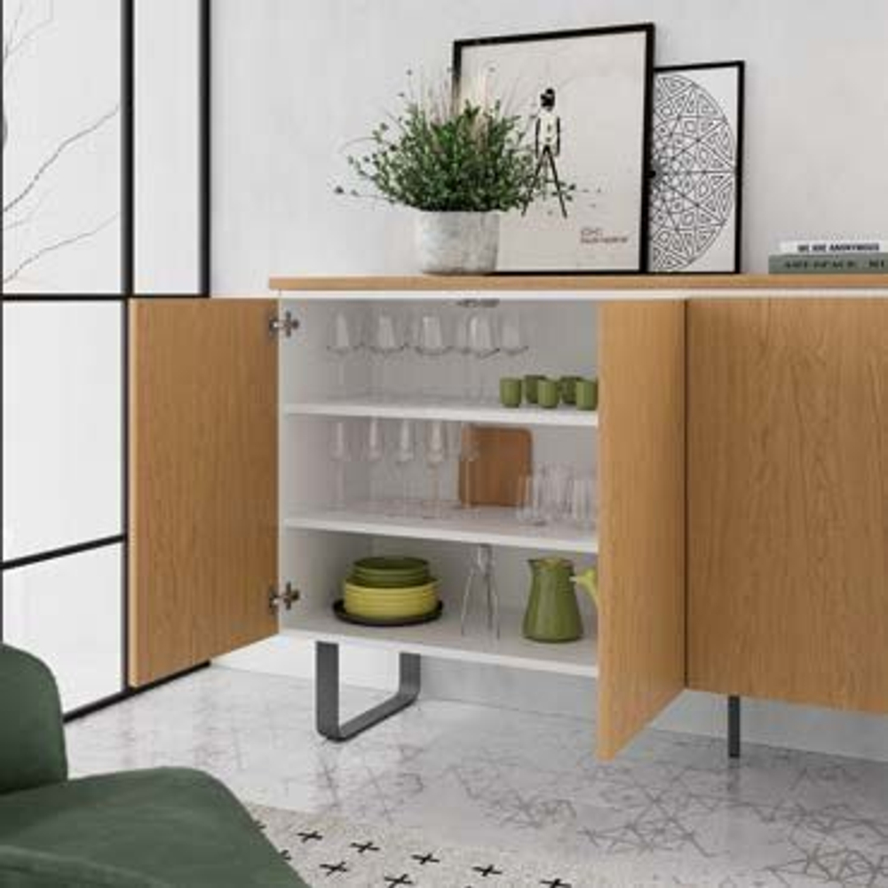Буфет Kendra 4015 Blanco/Roble Nature Disemobel