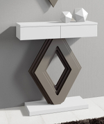 Консоль Nora 676 Blanco/Platino Disemobel