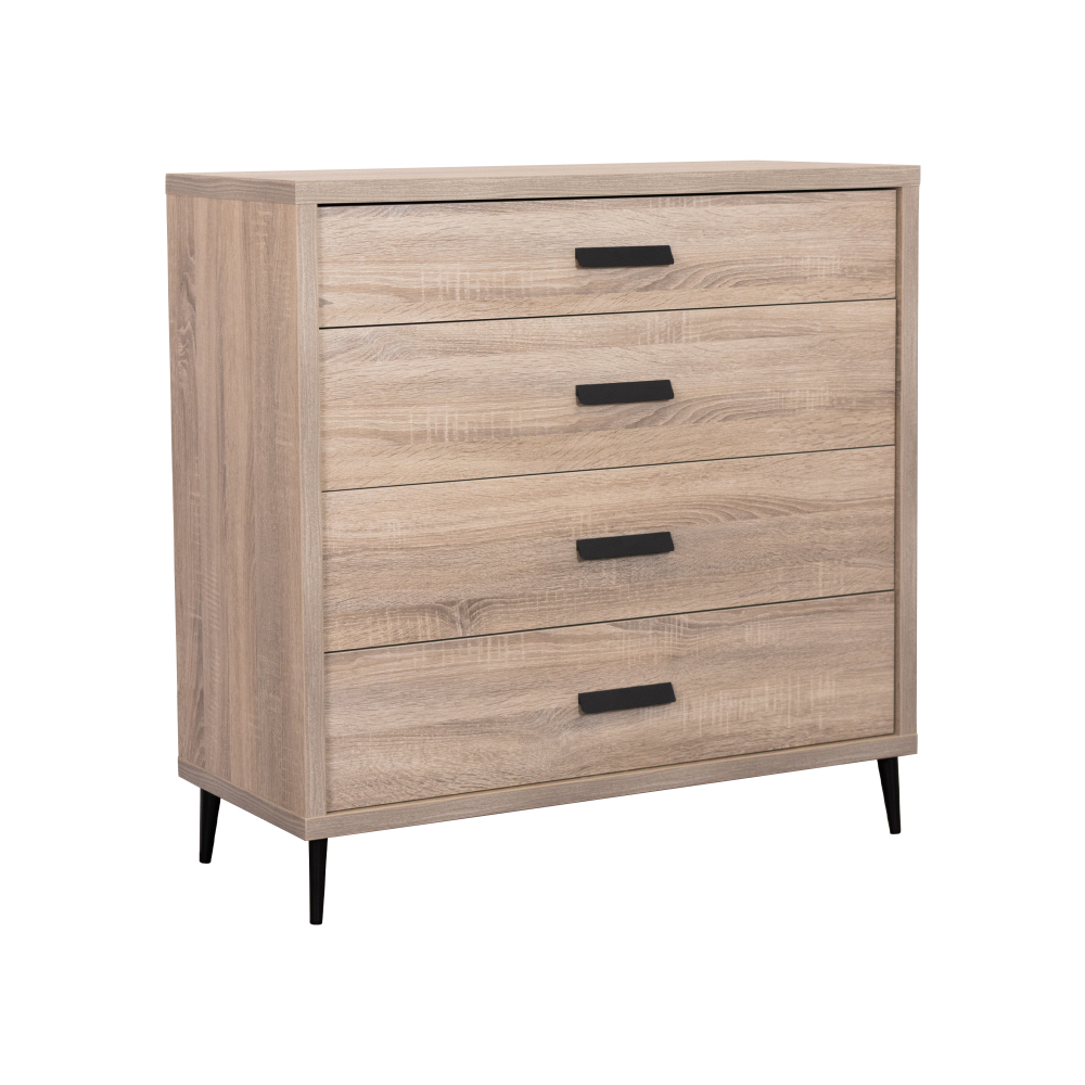 Комод на ножках Kubik 100 Roble/Antracita Koala Beds