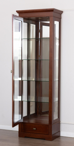 Витрина 2002 Орех Валенсия Левая