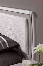 Кровать FLY 739 Cinza claro/Branco IDC